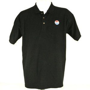 PEPSI Employee Uniform Polo Shirt Black NEW Size M Medium